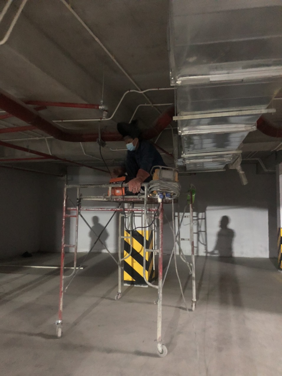 Thi Công Hệ Thống M&E Hầm Lô A1 - Dự Án Vinhomes Grand Park