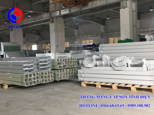 Thang máng cáp sơn tĩnh điện