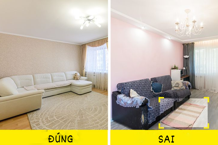 Một số sai lầm về chiếu sáng cho căn hộ nhỏ