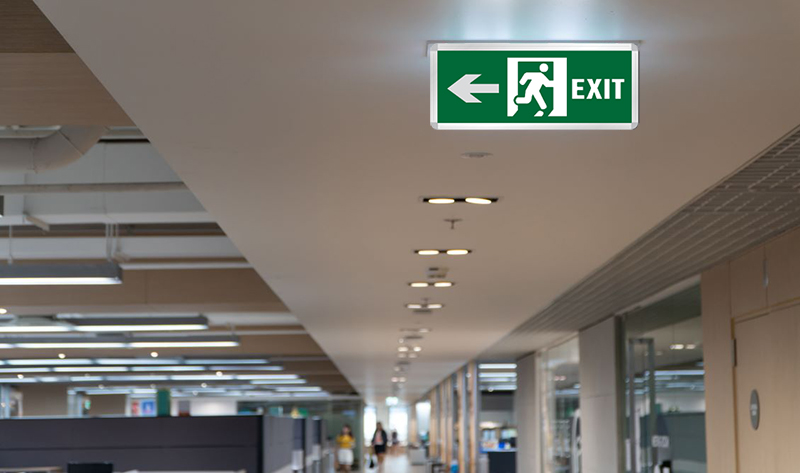 Các vị trí mcw87.comm đèn exit, đèn sự cố