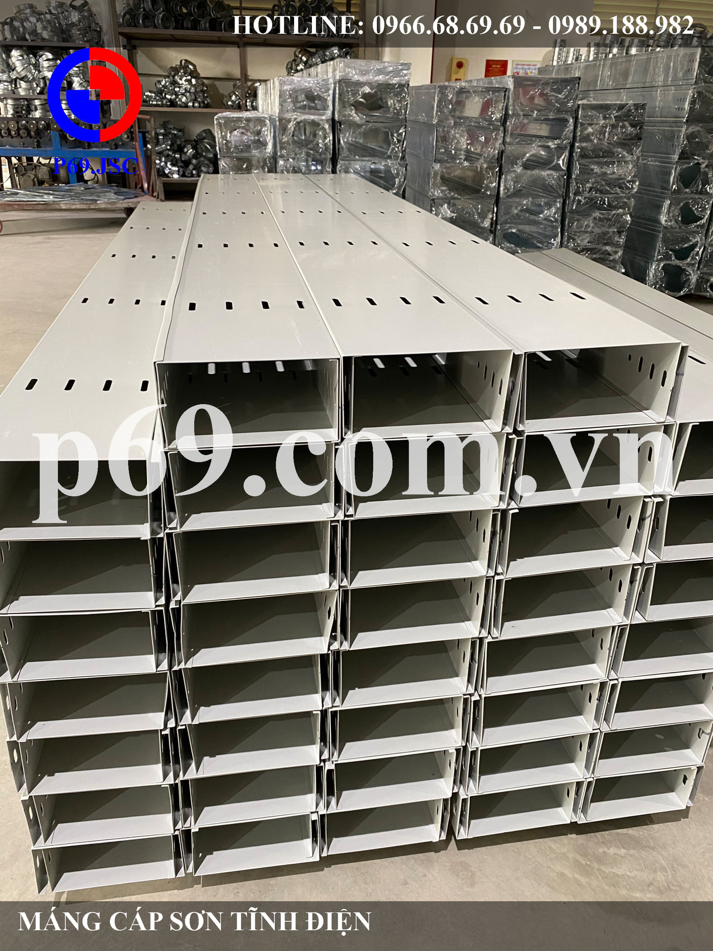 Máng cáp sơn tĩnh điện