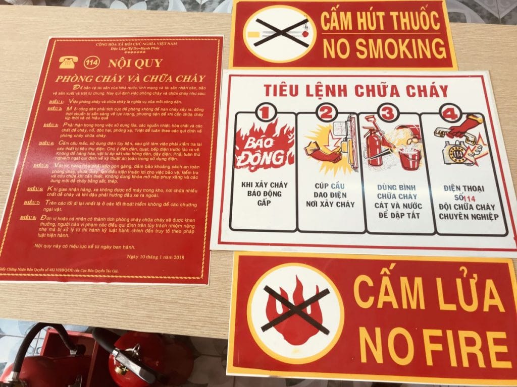 Quy định trang bị tiêu lệnh, nội quy phòng cháy chữa cháy Quy định trang bị tiêu lệnh, nội quy phòng cháy chữa cháy