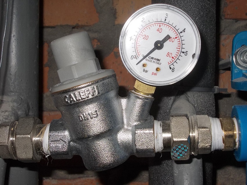 Preparation for pressure test of water pipes