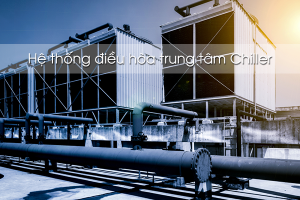 Technical installation of central chiller air conditioning system with safety standards