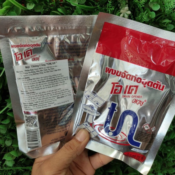 Bột thông cống Okay Bột thông cống Okay