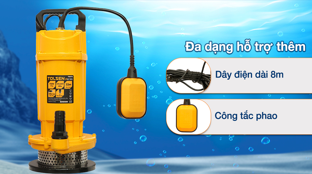 Máy bơm chìm Tolsen 79979 750W