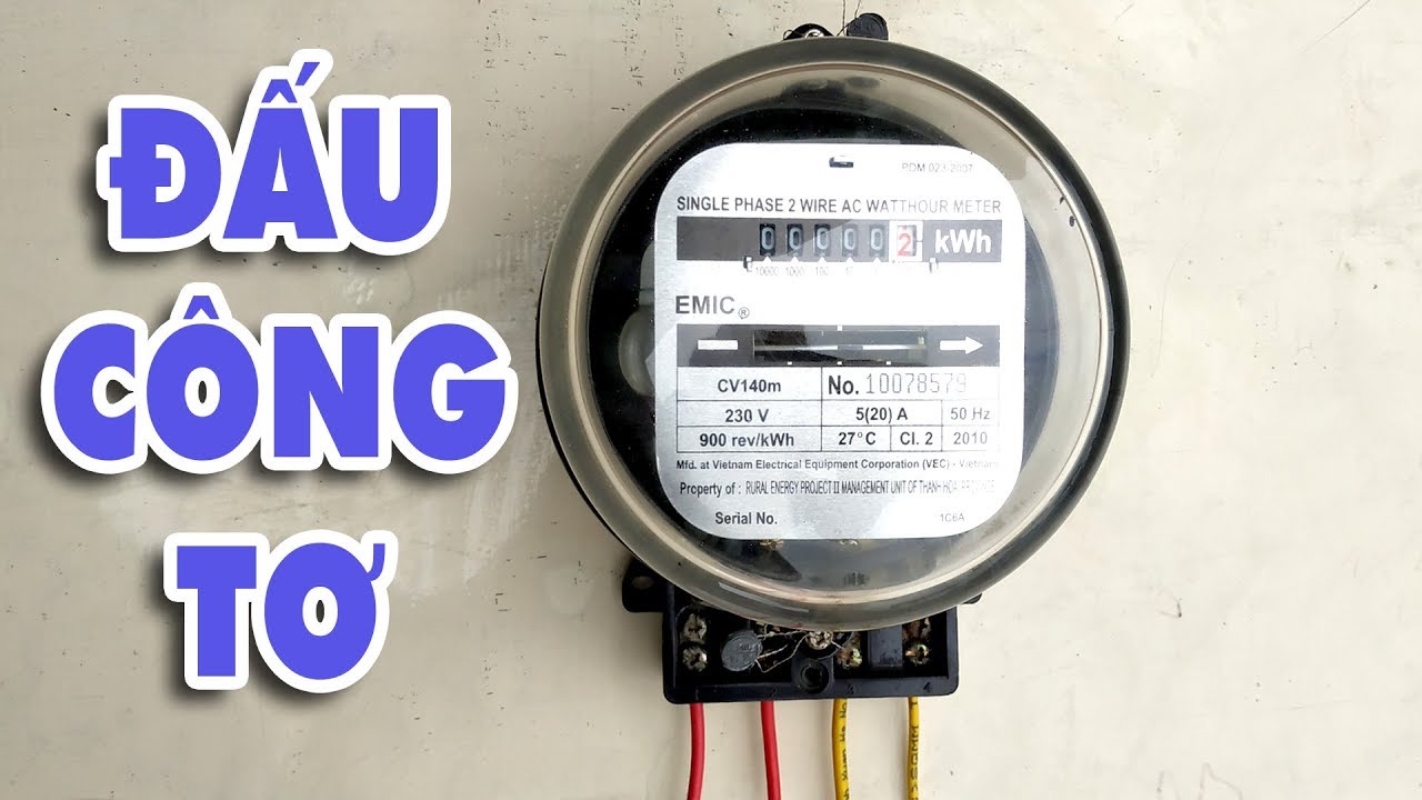 Cách đọc công tơ điện 1 pha Cách đọc công tơ điện 1 pha